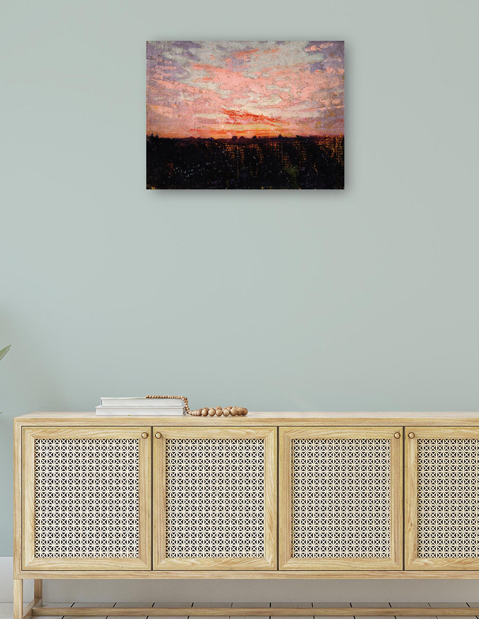 Foto 4 | Cuadro Decorativo - Amanecer O Atardecer, Estudio Para Libro - Abbott Handerson Thayer - 46x61 - Fine Art Tj