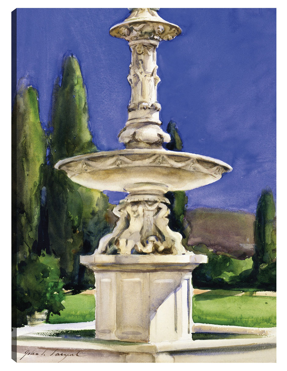 Foto 2 pulgar | Cuadro Decorativo - Fuente De Mármol En Italia (ca. 1907)- John Singer Sargent - Ciudades - 69x92 - Fine Art Tj