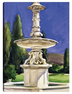 Foto 1 | Cuadro Decorativo - Fuente De Mármol En Italia (ca. 1907)- John Singer Sargent - Ciudades - 69x92 - Fine Art Tj