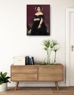 Foto 3 | Cuadro Decorativo - Señora Moitessier C 1851- Jean-auguste-dominique Ingres - Fotografía - 28x36-impresión En