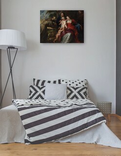 Foto 3 | Cuadro Decorativo - La Sagrada Familia Con Los Santos Francisco Y Ana Y El Niño - Peter Paul Rubens - 46x61 - Fine Art