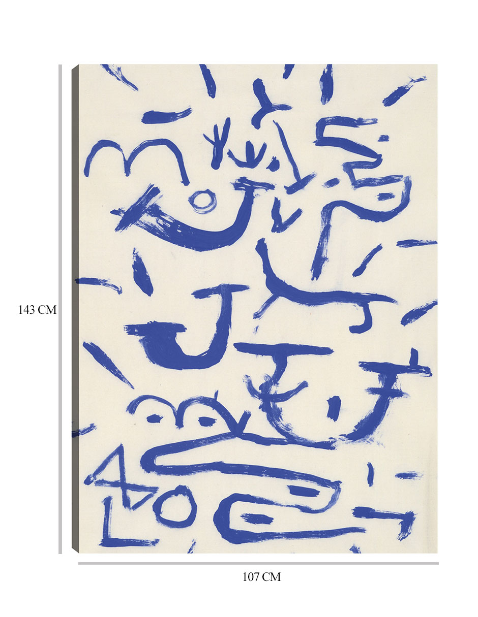 Foto 7 pulgar | Cuadro Decorativo - Arrastrándose Y Acabando Con Los Árboles (1937)- Paul Klee - Abstracto - 107x143 - Fine Art Tj