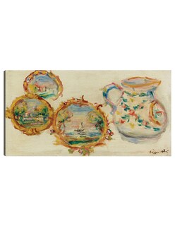 Foto 1 | Cuadro Decorativo - Faïences Décorées (hacia 1916)- Pierre-auguste Renoir - Abstracto - 34x64 - Impresión