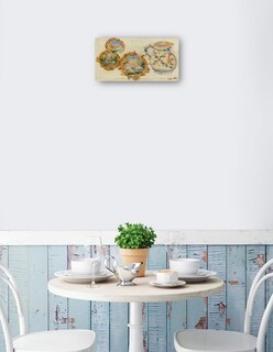 Foto 2 | Cuadro Decorativo - Faïences Décorées (hacia 1916)- Pierre-auguste Renoir - Abstracto - 34x64 - Impresión