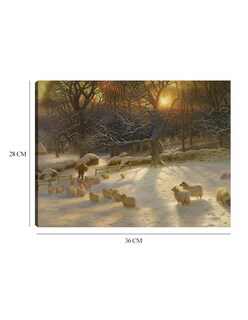 Foto 6 | Cuadro Decorativo - El Acortamiento Del Día De Invierno Está Cerca De Su Fin- Joseph Farquharson - 28x36 - Fine Art Tj