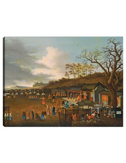 Foto 1 | Cuadro Decorativo - Concurso De Tiro Con Arco, Del Siglo Xix.- Chinese Qing Dynasty - Fotografía - 69x92 - Fine Art Tj