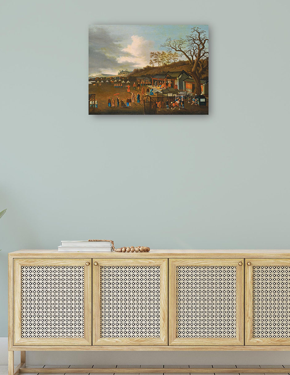Foto 4 | Cuadro Decorativo - Concurso De Tiro Con Arco, Del Siglo Xix.- Chinese Qing Dynasty - Fotografía - 69x92 - Fine Art Tj