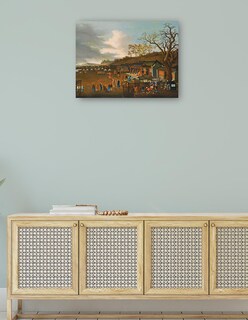 Foto 4 | Cuadro Decorativo - Concurso De Tiro Con Arco, Del Siglo Xix.- Chinese Qing Dynasty - Fotografía - 69x92 - Fine Art Tj