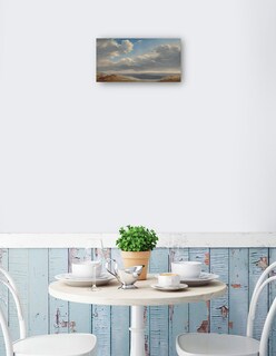 Foto 2 | Cuadro Decorativo - Estudio De Las Nubes Sobre La Campaña Romana- Pierre-henri De Valenciennes - Paisaje - 54x10