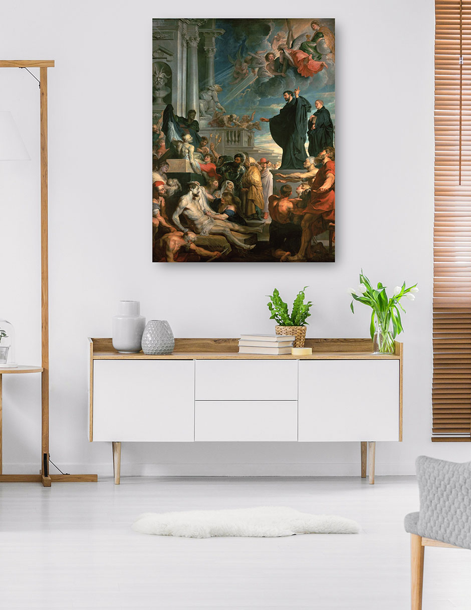Foto 5 | Cuadro Decorativo - Los Milagros De San Francisco Javier (entre 1617 Y 1618)- Peter Paul Rubens - Religión - 46