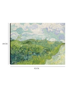 Foto 6 | Cuadro Decorativo - Campos De Trigo Verdes, Auvers (1890)- Vincent Van Gogh - Paisaje - 69x92 - Impresión En Li