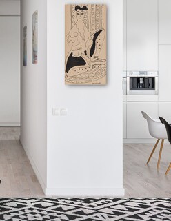 Foto 4 | Cuadro Decorativo - Retrato De Janet Braguin Al Estilo De Henri Matisse - Henri Matisse - 46x89 - Fine Art Tj