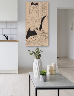 Foto 5 | Cuadro Decorativo - Retrato De Janet Braguin Al Estilo De Henri Matisse - Henri Matisse - 46x89 - Fine Art Tj