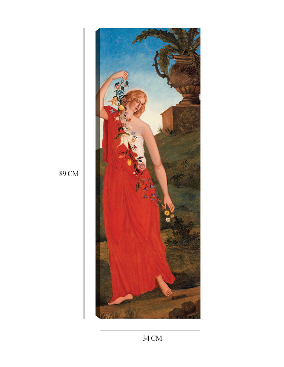 Foto 6 pulgar | Cuadro Decorativo - Las Cuatro Estaciones – Le Printemps (1860)- Paul Cézanne - Fotografía - 34x89 - Fine Art Tj