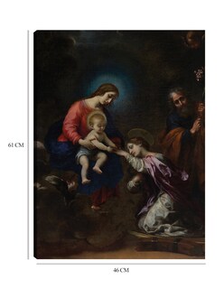 Foto 6 | Cuadro Decorativo - Las Bodas Místicas De Santa Catalina De Alejandría (ca. 1656)- Carlo Dolci - Religión - 46