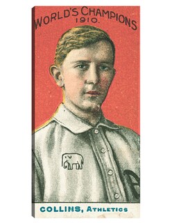Foto 1 | Cuadro Decorativo - Eddie Collins, Atléticos De Filadelfia, - Library Of Congress - 54x102 - Fine Art Tj