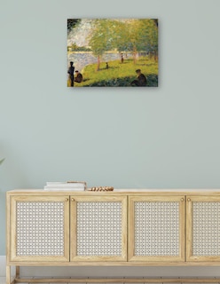 Foto 4 | Cuadro Decorativo - Estudiar Para Un Domingo En La Grande Jatte (1884)- Georges Seurat - Paisaje - 46x61 - Fine Art Tj