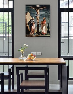 Foto 4 | Cuadro Decorativo - Cristo En La Cruz Entre La Virgen Y San Juan (1560)- Jacob Clauser Workshop - Religión - 28