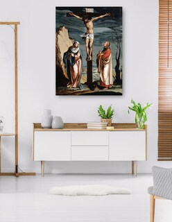 Foto 5 | Cuadro Decorativo - Cristo En La Cruz Entre La Virgen Y San Juan (1560)- Jacob Clauser Workshop - Religión - 28