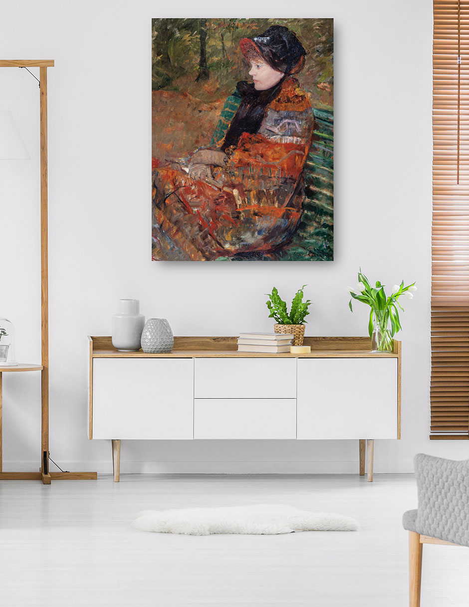 Foto 6 pulgar | Cuadro Decorativo - Otoño, Retrato De Lydia Cassatt (1880)- Mary Cassatt - Fotografía - 28x36 - Impresión En