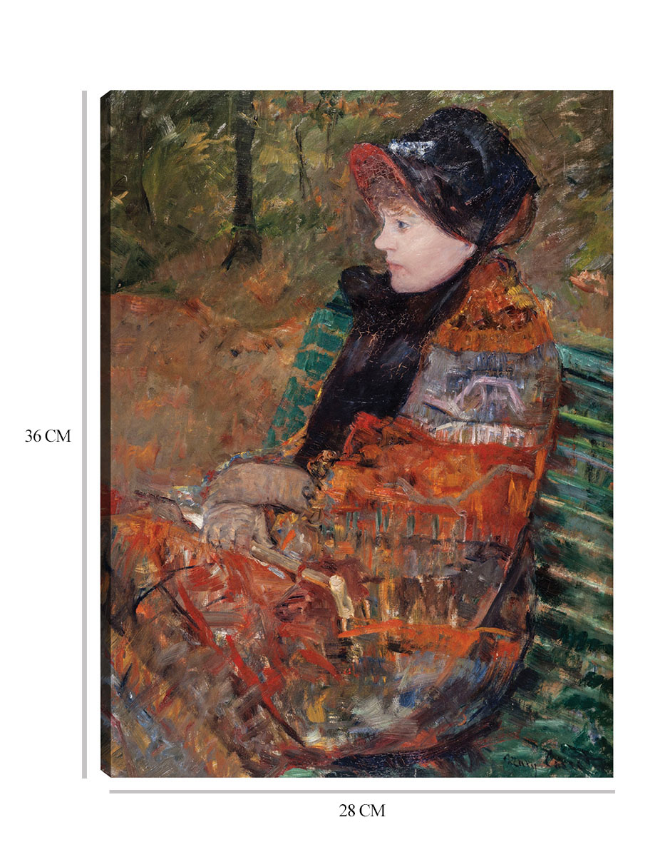 Foto 7 pulgar | Cuadro Decorativo - Otoño, Retrato De Lydia Cassatt (1880)- Mary Cassatt - Fotografía - 28x36 - Impresión En