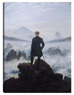Foto 1 | Cuadro Decorativo - El Caminante Sobre El Mar De Niebla, 1818- Caspar David Friedrich - Fotografía - 46x61 - Fine Art T