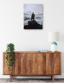 Foto 2 | Cuadro Decorativo - El Caminante Sobre El Mar De Niebla, 1818- Caspar David Friedrich - Fotografía - 46x61 - Fine Art T