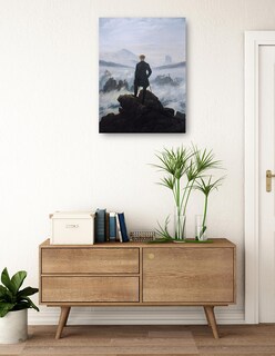 Foto 3 | Cuadro Decorativo - El Caminante Sobre El Mar De Niebla, 1818- Caspar David Friedrich - Fotografía - 46x61 - Fine Art T