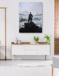 Foto 5 | Cuadro Decorativo - El Caminante Sobre El Mar De Niebla, 1818- Caspar David Friedrich - Fotografía - 46x61 - Fine Art T