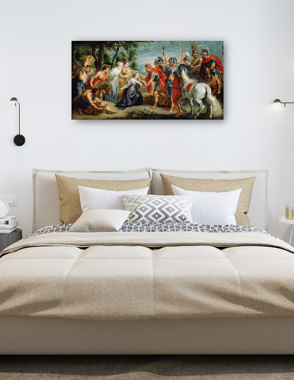 Foto 5 | Cuadro Decorativo - David Conoció A Abigail (alrededor De La Década De 1620)- Peter Paul Rubens - 34x64 - Fine Art Tj