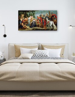 Foto 5 | Cuadro Decorativo - David Conoció A Abigail (alrededor De La Década De 1620)- Peter Paul Rubens - 34x64 - Fine Art Tj