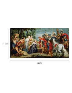Foto 6 | Cuadro Decorativo - David Conoció A Abigail (alrededor De La Década De 1620)- Peter Paul Rubens - 34x64 - Fine Art Tj