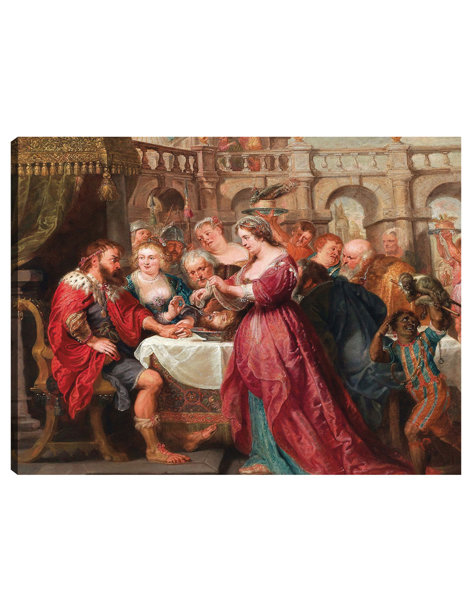 Foto 2 pulgar | Cuadro Decorativo - La Fiesta De Herodes (hacia 1638-1640)- Peter Paul Rubens - Religión - 46x61-impresión En