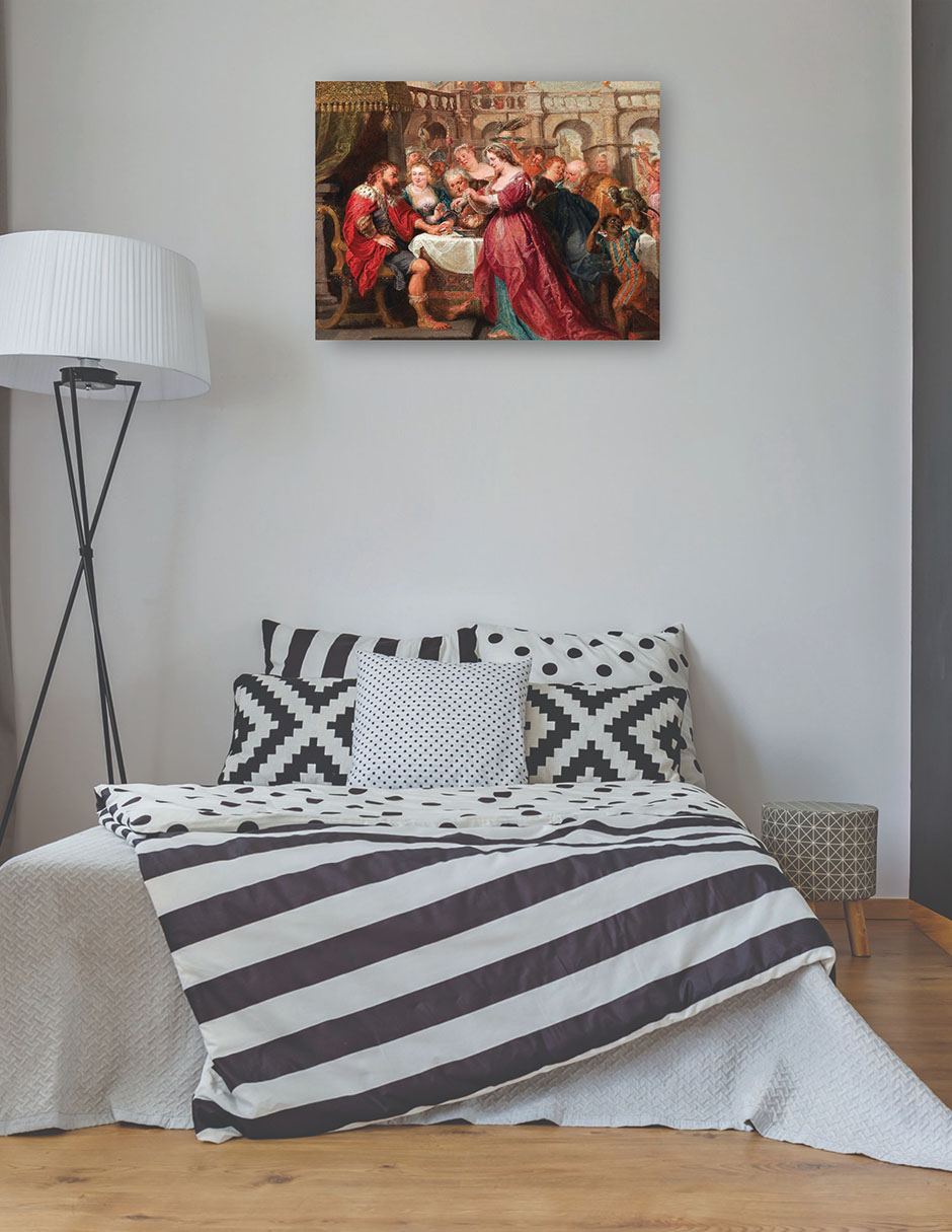 Foto 4 pulgar | Cuadro Decorativo - La Fiesta De Herodes (hacia 1638-1640)- Peter Paul Rubens - Religión - 46x61-impresión En