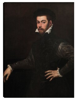 Foto 1 | Cuadro Decorativo - Retrato De Un Caballero (hacia 1554)- Jacopo Tintoretto - Fotografía - 69x92-impresión En