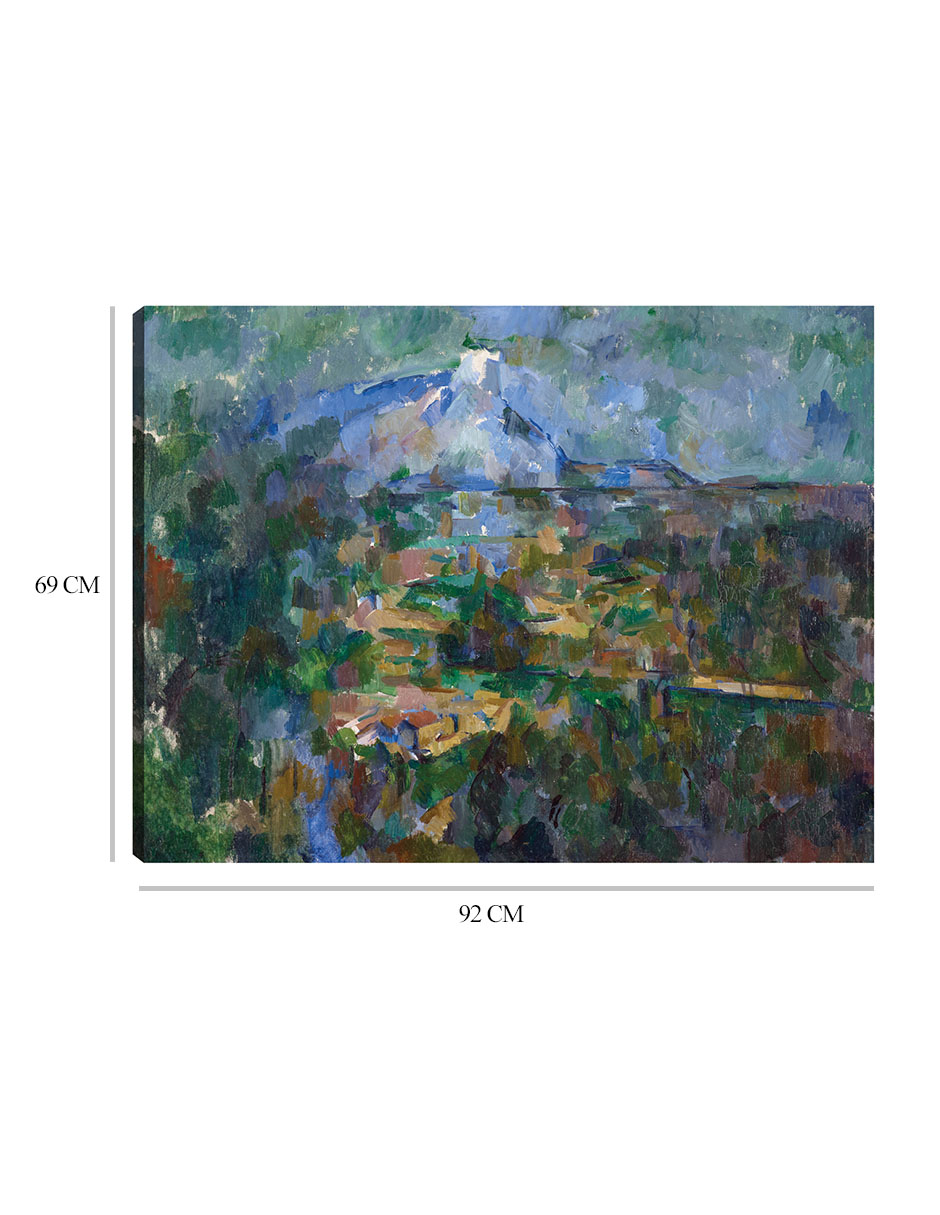 Foto 7 pulgar | Cuadro Decorativo - El Mont Sainte-victoire Visto Desde Les Lauves (1904)- Paul Cézanne - Religión - 69x92 - Fine Art