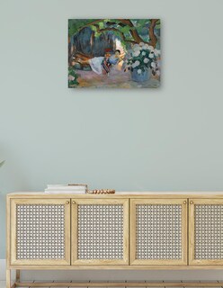Foto 4 | Cuadro Decorativo - Le Pradet, Mujer Joven En Una Hamaca (nono)- Henri Lebasque - Fotografía - 28x36 - Fine Art Tj