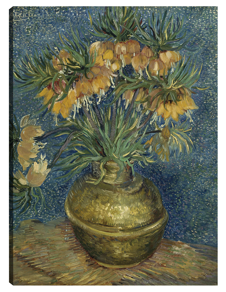 Foto 2 pulgar | Cuadro Decorativo - Fritillarios Imperiales En Un Jarrón De Cobre (1887)- Vincent Van Gogh - Floral - 46x61 - Fine Art