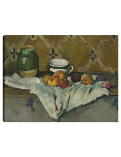 Foto 1 | Cuadro Decorativo - Naturaleza Muerta Con Jarra, Copa Y Manzanas (ca. 1877)- Paul Cézanne - Religión - 28x36 - Fine