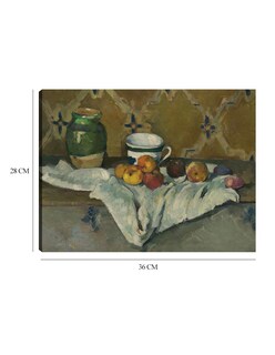 Foto 6 | Cuadro Decorativo - Naturaleza Muerta Con Jarra, Copa Y Manzanas (ca. 1877)- Paul Cézanne - Religión - 28x36 - Fine