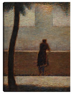 Foto 1 | Cuadro Decorativo - Un Hombre Apoyado En Un Parapeto (hacia 1881)- Georges Seurat - Fotografía - 46x61 - Fine Art Tj