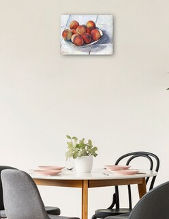 Foto 2 | Cuadro Decorativo - El Plato De Duraznos (hacia 1882)- Gustave Caillebotte - Religión - 46x61 - Impresión En L