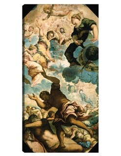 Foto 1 | Cuadro Decorativo - Los Sueños De Los Hombres (mediados Del Siglo Xvi)- Jacopo Tintoretto - Religión - 34x64 - Fine
