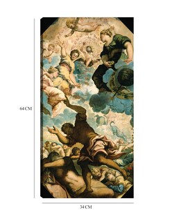 Foto 6 | Cuadro Decorativo - Los Sueños De Los Hombres (mediados Del Siglo Xvi)- Jacopo Tintoretto - Religión - 34x64 - Fine