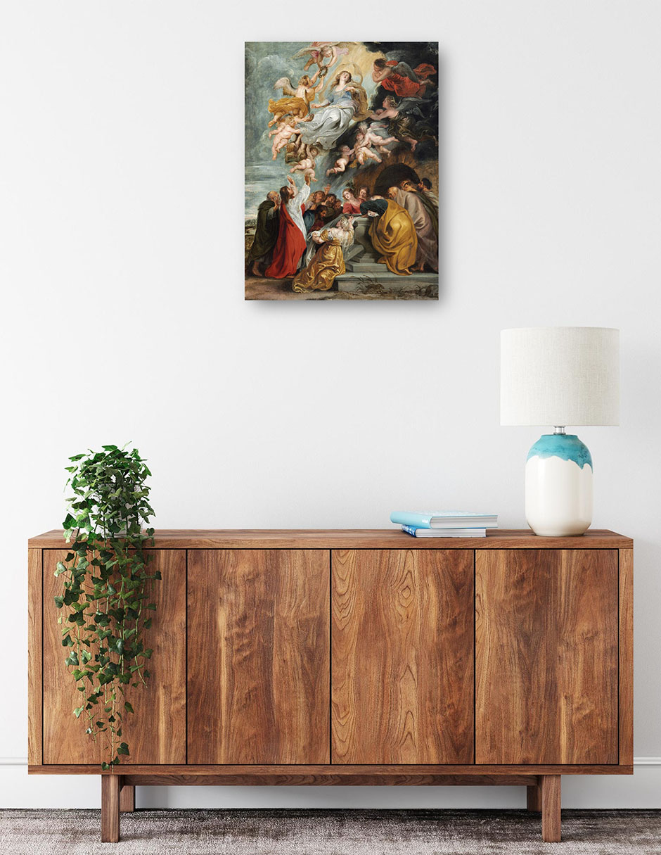 Foto 2 | Cuadro Decorativo - La Asunción De La Virgen - Peter Paul Rubens - 46x61 - Fine Art Tj
