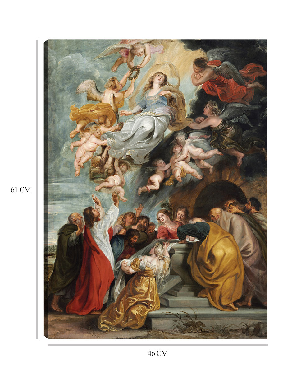 Foto 7 pulgar | Cuadro Decorativo - La Asunción De La Virgen - Peter Paul Rubens - 46x61 - Fine Art Tj