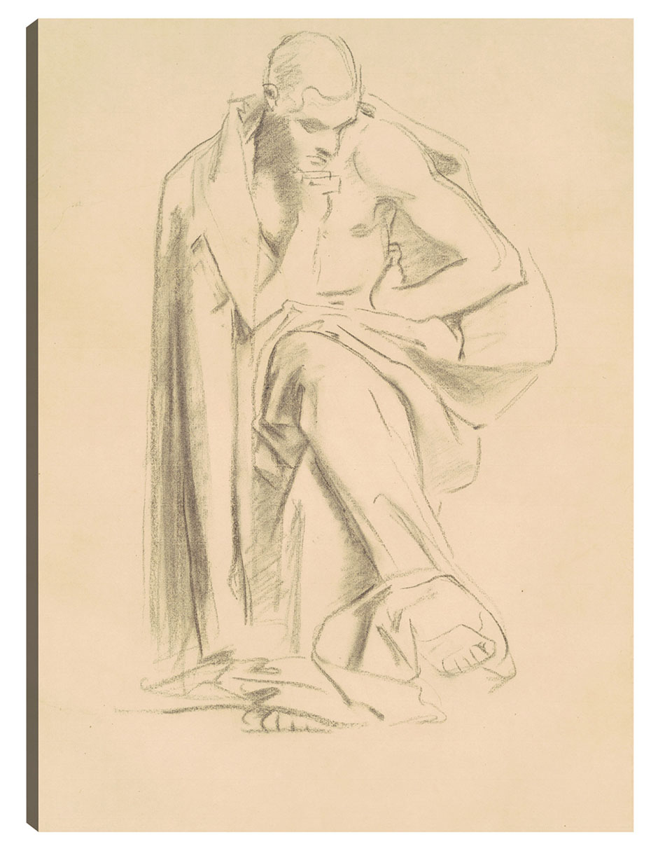 Foto 2 pulgar | Cuadro Decorativo - Estudio De ''filosofía'' (1922-1925)- John Singer Sargent - 28x36 -impresión En Lienzo-fine Art Tj