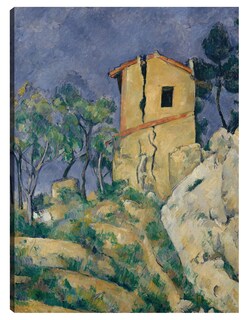 Foto 1 | Cuadro Decorativo - La Casa De Las Paredes Agrietadas (1892-1894)- Paul Cézanne - Paisaje - 69x92 - Fine Art Tj