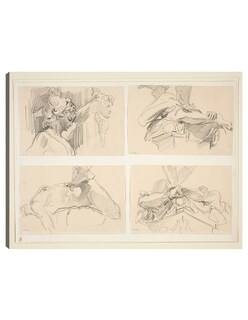 Foto 1 | Cuadro Decorativo - Estudios De Perseo Y Medusa De Cellini- John Singer Sargent - Fotografía - 46x61 - Fine Art Tj
