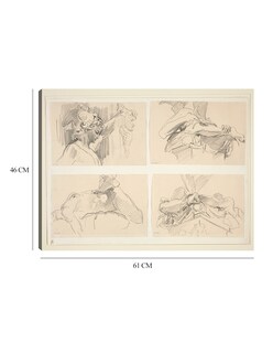 Foto 6 | Cuadro Decorativo - Estudios De Perseo Y Medusa De Cellini- John Singer Sargent - Fotografía - 46x61 - Fine Art Tj